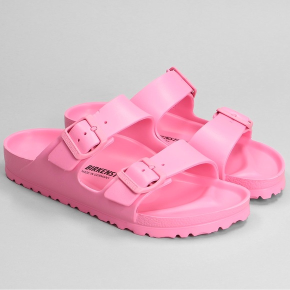 Birkenstock arizona essentials eva pink rubber sandals - Picture 1 of 4